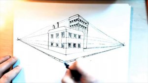 ИЗО 6 класс Городской пейзаж в графике. Перекресток в перспективе #рисуемсалексеемникулиным