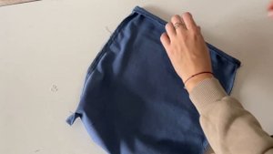 Подклад для плетеной сумки макраме