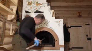 Готовим рульку в русской печи