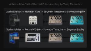 A theme from "Salt of the Earth" by Vasily Medvedev (godin guitar, strymon, roland, fishman)