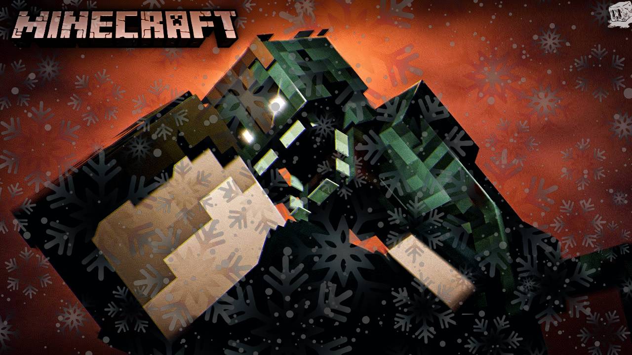 Новогодний хоррор в Minecraft