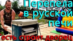 ВКУСНО очень получились перепела в печи без печи. На участке появился дворец. Косить можно вечно