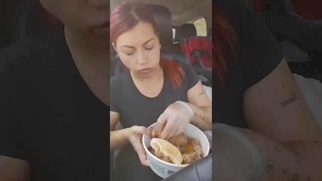 REAL CAR MUKBANG EATING ASSORTED SUSHI, ASSORTED HOT FOODS WITH STEAMED WHITE RICE NO TALKING ASMR