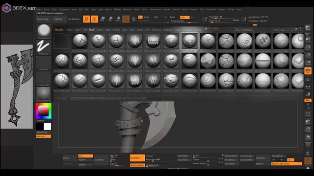 Autodesk Maya 2020, Zbrush 2020, Substance Painter - Stylized Axe