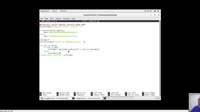 Cifrado Cesar - Python