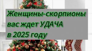 Гороскоп УДАЧИ на 2025 год для женщин-скорпионов