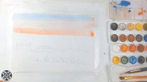 ИЗО  4 класс Города в пустыне Урок 2 #Узбекистан #Самарканд #акварель #рисуемсалексеемникулиным