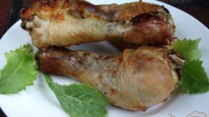 Куриные голени в луково-томатном маринаде