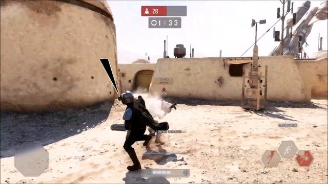 Star Wars Battlefront 2 - The Mandalorian with Darksaber Skin MOD смотреть онлайн
