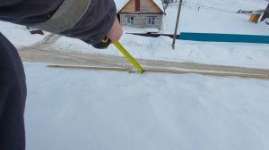 Снег на плоской крыше ! Сколько его?