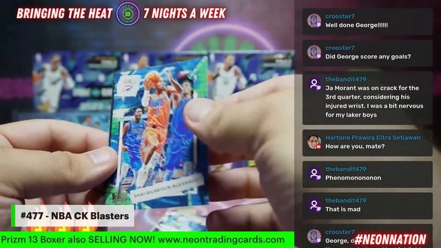 Break 477 - NBA 22/23 Court Kings Blaster Half Case - 10 Box - Pick Your Team!