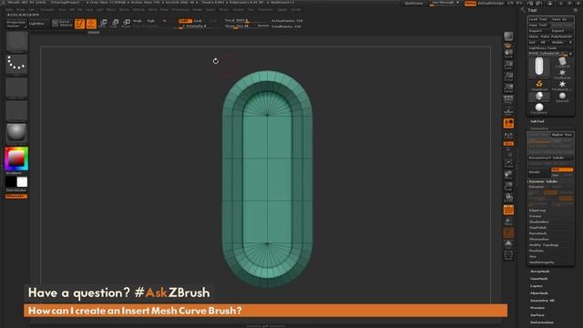 #AskZBrush_ “How can I create an Insert Mesh Curve Brush_” (720p)