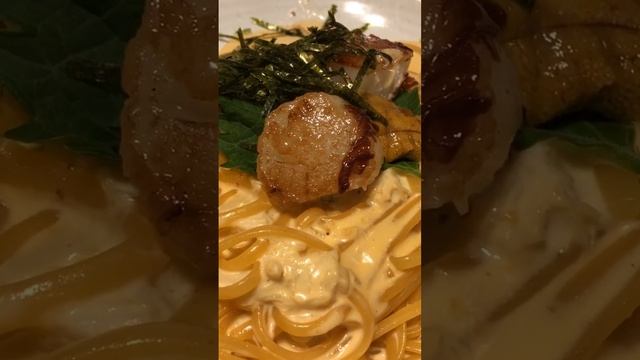 The Pantry: Sea Urchin and Scallop Pasta in creamy sauce😋 😋 смотреть онлайн