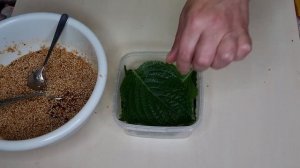 САЛАТ ПАНЧАН ИЗ ЛИСТЬЕВ КУНЖУТА (перилла) ПО КОРЕЙСКИ!