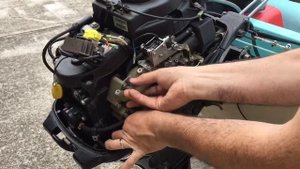 2009 Mercury 20 HP 4-stroke carburetor installation.