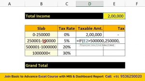 Excel में Income Tax Calculator बनाना सीखें || How to Make Income Tax Calculator in Excel