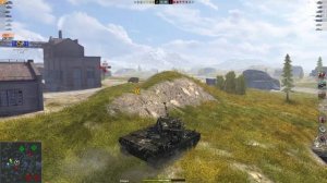 1 vs 4 на AMX M4 45! Wot Blitz / Вот Блиц АМХ М4 45