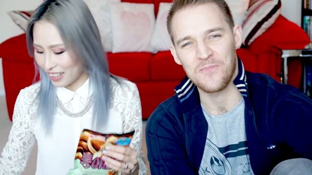 British  Chinese Try Korean Snacks  Bloopers  FoodishBeauty