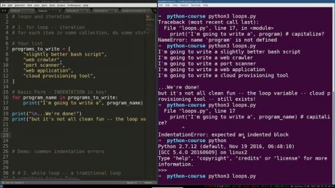 Python 3 Programming Course 10_ Iteration and 'for' Loops