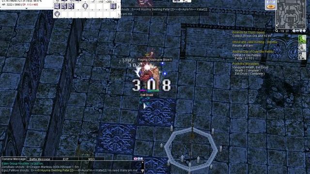 Ragnarok Online GGH │ Combo Monk Leveling смотреть онлайн