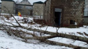 г. Оха, после бури 28. 10. 14г.