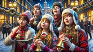 "Всей семьёй на Рождество" - авторская рождественская песня.