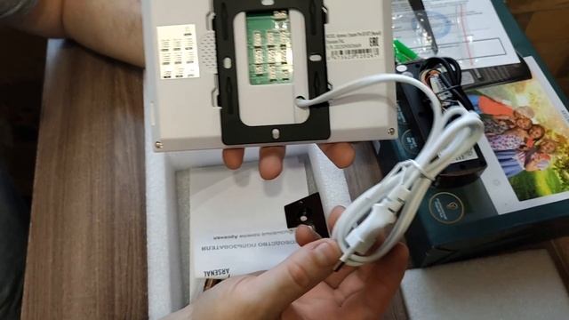 Видеодомофон Арсенал Arsenal Грация Pro SD 7 распаковка смотреть онлайн