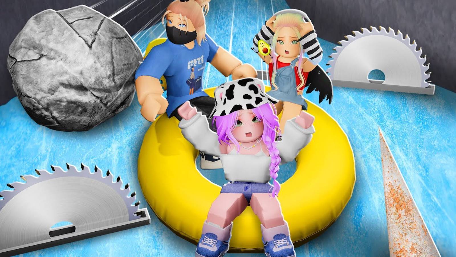 ЭКСТРЕМАЛЬНЫЙ СПУСК НА ВАТРУШКЕ! Roblox 100 Player Sledding смотреть онлайн