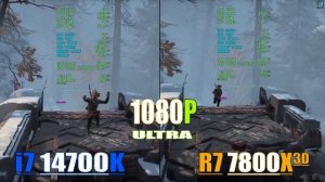 INTEL i7 14700K vs RYZEN 7 7800X3D || PC GAMES BENCHMARK TEST ||