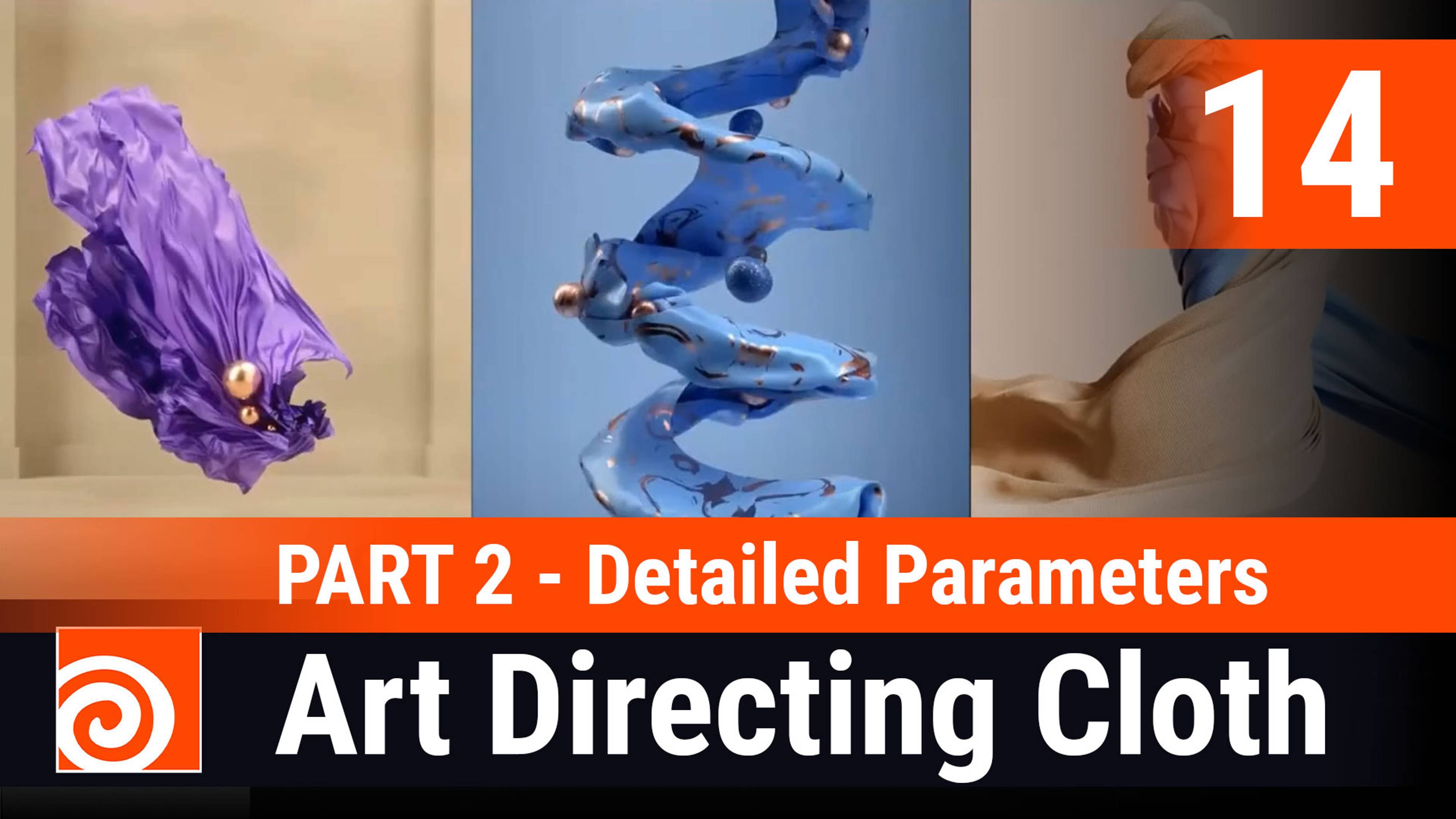 Art Directing Cloth in Houdini - PART 2 - Detailed Parameters - 14_Pin To Target - Along Curve Axis