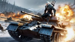 Шутки, бои и танки_ приключения Геральта и друзей в игре War Thunder