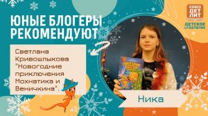 Книга Светланы Кривошлыковой "Новогодние приключения Мохнатика и Веничкина". Обзор от блогера Ники