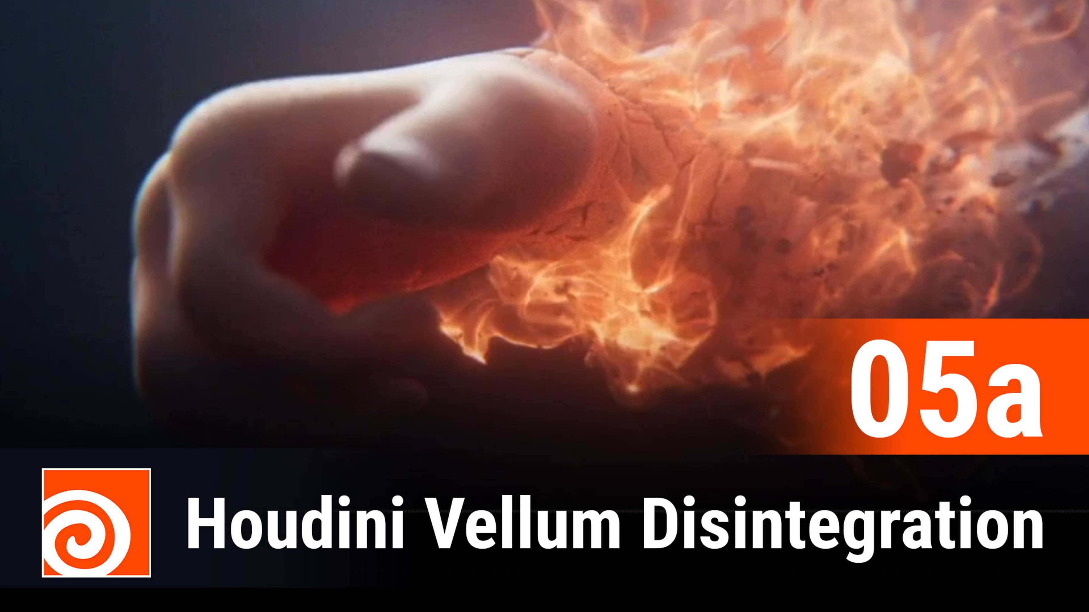 Houdini Vellum Disintegration - 05 Simulation Adjustment