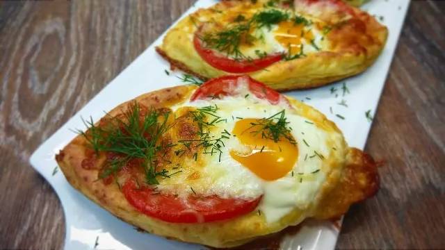 Хачапури из творога с сыром и зеленью. Идеальный завтрак! смотреть онлайн