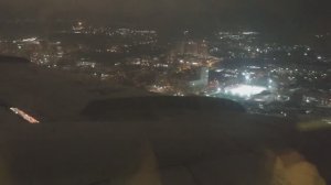 Ту-154 ночная посадка зима 2024