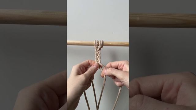 Косичка макраме #macrame #мастерклассмакраме #урокимакраме #макраме