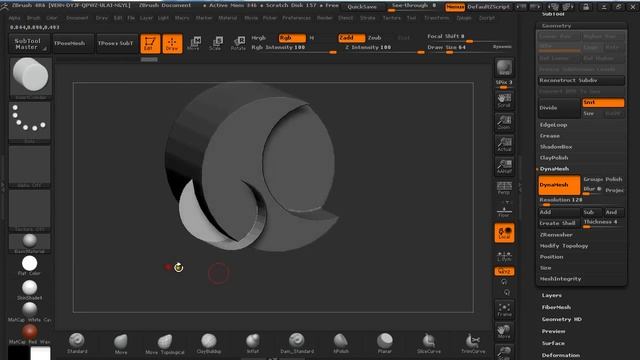 Quick tip tutorial_ Dynamesh and subtraction _ intersection issue_solution