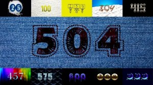 Numbers 1 to 1000 | 1000 seconds 16:40 Minutes | Números de 1 a 1000 | Vídeo 3 | 1から1000までの数字