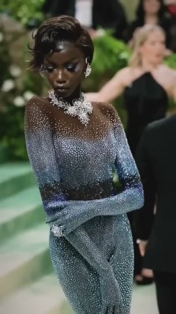 Melanin Barbie Queen Anok Yai at the MET Gala 2024