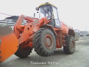 Челябинский погрузчик В-140. Шиномонтаж в полевых условиях.