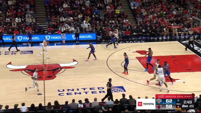 Zach LaVine (33 PTS) and Coby White (33 PTS) Were COOKING On Derrick Rose Night! | January 4, 2025