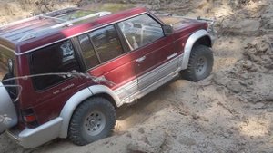 Realistic RC car Pajero offroad