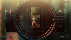 Hot girl in Hitman. Sniper Challenge