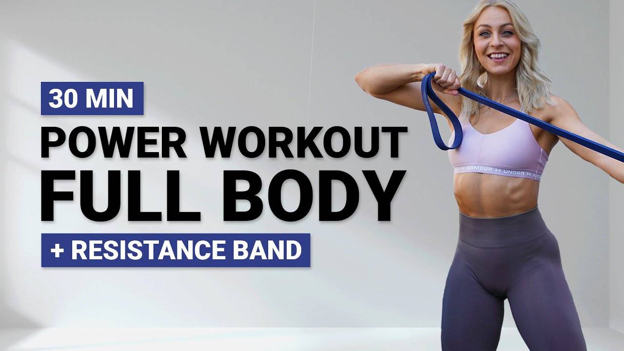 kaykay - 30 MIN BAND WORKOUT FULL BODY | Strength|+ HIIT Core Finisher|Super Sweaty|Build & Burn