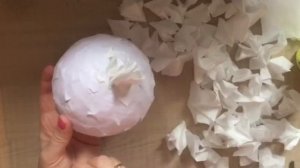 Как сделать Рафаэлло папье маше своими руками | Оригинальная упаковка подарка