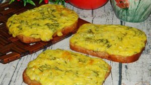 Горячие бутерброды с творогом