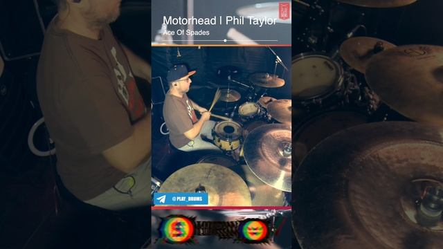 Motorhead - Ace Of Spades | Phil Taylor #drumcover