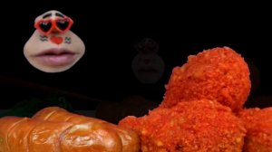 MUKBANG Green Bean Noodles, Cheetos Chicken, Sausage ASMR EATING REAL MOUTH SOUNDS
