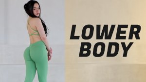 20 Min Lower Body Workout - Glutes & Legs - No Equipment No Repeats