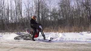 Гусеница на мотоцикл эндуро | Сноубайк обзор